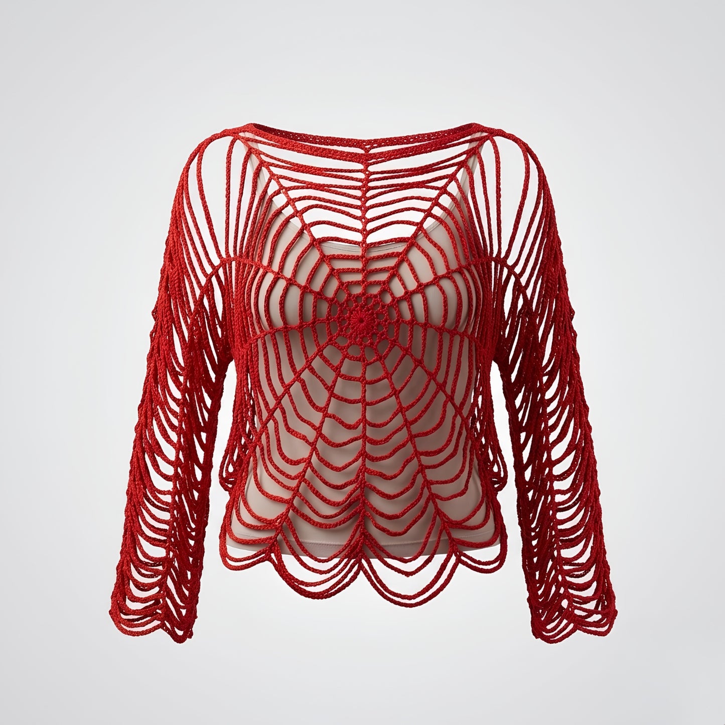 Crochet Spiderweb Top