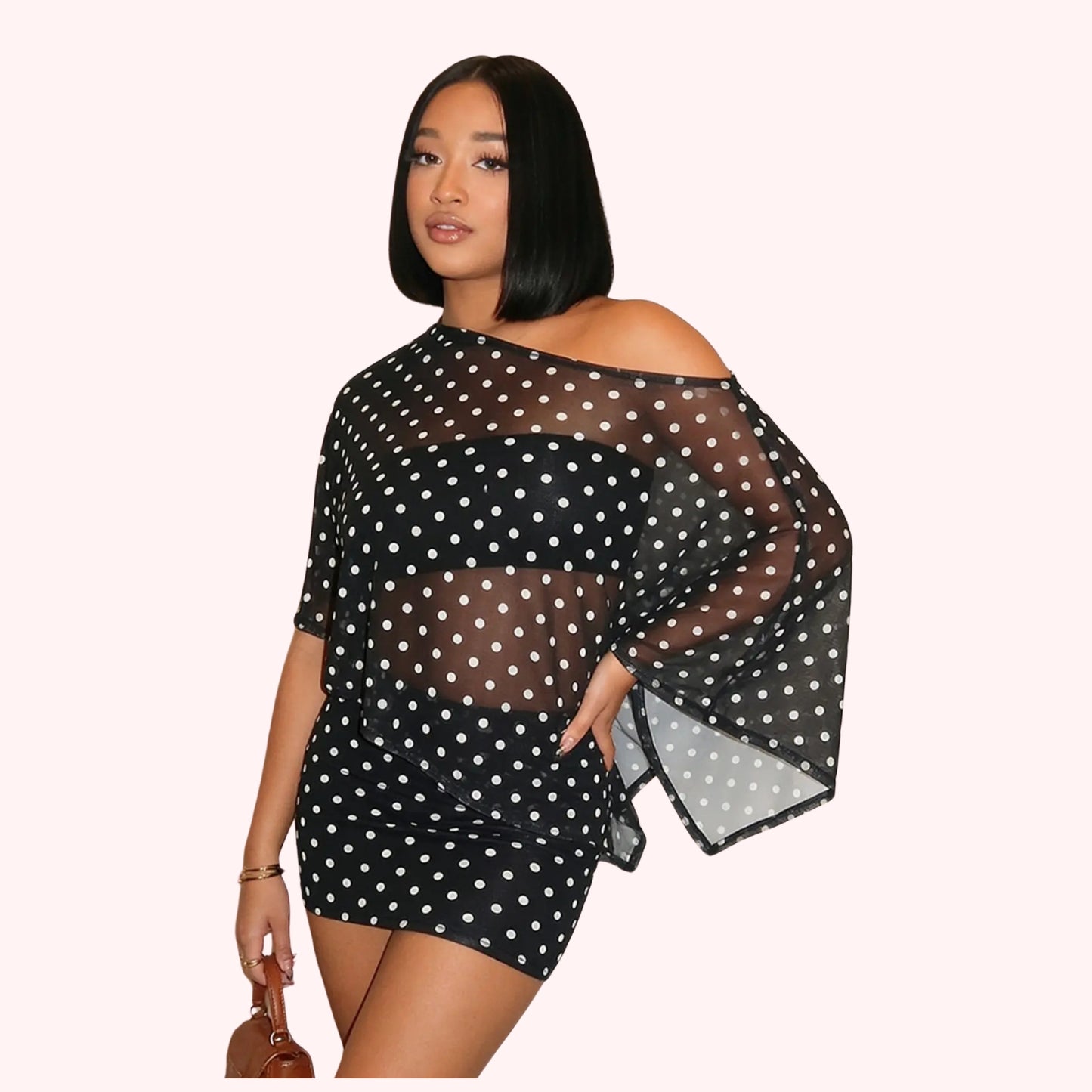 Trendy Short Skirt Set