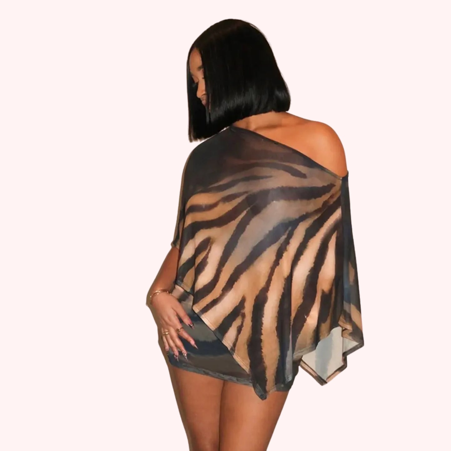 Trendy Short Skirt Set